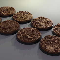 ovw.png 8x 60mm base with stoney barren ground (+toppers)