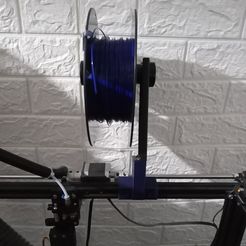 01.jpg Free STL file Spool holder for Ender 5 Plus (Direct Extruder)・3D print design to download