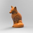 Лиса.257.jpg 3Dmodel STL Fox Statuette