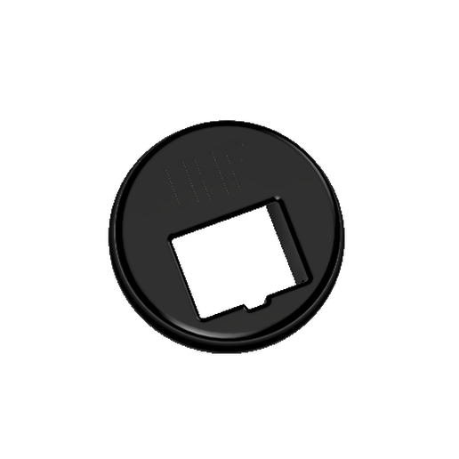 Jimny UHF port for stock trim (for Uniden Extension lead) 3D model