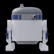 Render_Ortho_3.png R2-D2 inspired Home/Nest Mini Stand with Dome