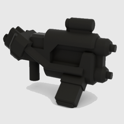 Transformers WFC Siege Subsonic Repeater - 3D model önizlemesi