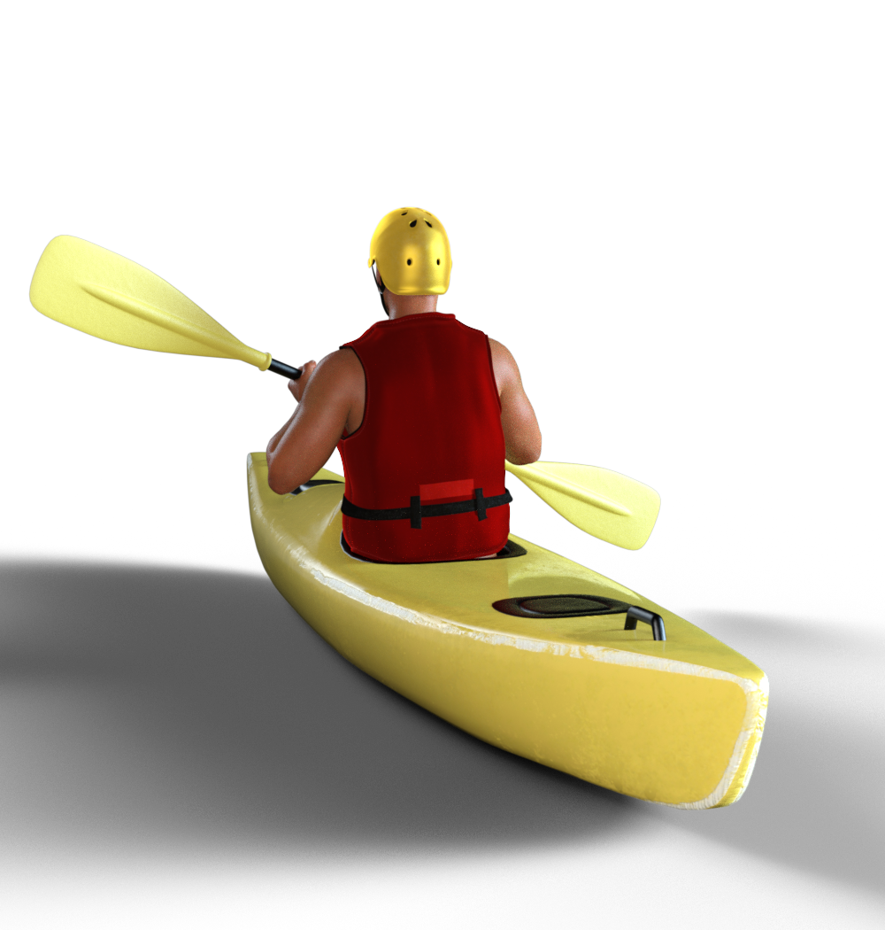 kayak12.png Download STL file kayak man 1 • 3D printing design, gigi_toys