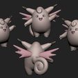 clefable-cults-2.jpg Pokemon - Clefable with 2 different poses