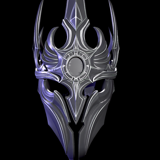 🪖 Dreadlord Sovereign Mask - Helmet of the Abyss・ 3MF File for 3D ...