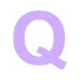 Q.stl Alphabet in uppercase, Uppercase alphabet, Großbuchstaben, Alfabeto en mayúsculas