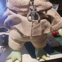 20201125_222909.jpg Archivo STL The Child (mattel) Foots Baby Yoda・Plan para descargar y imprimir en 3D