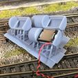 2Pic-1.jpg OO Steam Train 11x15 Sugar Cube Round Speaker Enclosure