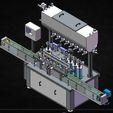 111111.jpg industrial 3D model 8 head filling machine