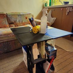 20230809_205748.jpg OBJ file Coffe table x corner table x just bookshelf (Modular design)・3D printable model to download