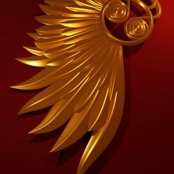 ScreenShot002.jpg Free STL file Owl Earring・3D printable object to download