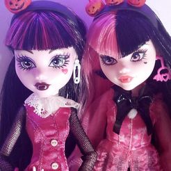 9904510e-7745-4ee2-a07a-5b8f1f184a5a.jpg STL-Datei Stirnband Kürbisse halloween 2 Arten monster high・Design zum Herunterladen und 3D-Drucken