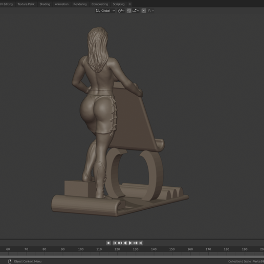 screen2.png Free STL file Sexy girl phone holder・3D print object to download, Zelgiust3DArt