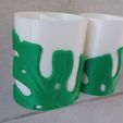 mont-6.jpg Monstera Toothbrush and Toothpaste holder with Soap Dish SET!!
