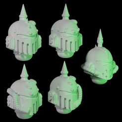 DGPreview.jpg OBJ file GEN 6 HELMETS FOR GUARDIANS OF DEATH IN NEW HERESY・3D print object to download