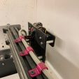 cable_clips_spindel_cable_on_xbeam.JPG Workbee CNC Converting to MGM12 linear Rails