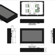 Acrobat_N61MFcl8mS.png DF Robot 7″ 800×480 TFT DSI Touchscreen Raspberry Pi 3 A+ Housing by Nerdiy.de