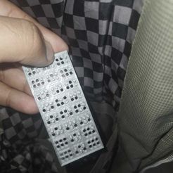 3D Printed Braille Clothing Clips for the Visually Impaired by  wolfe_cameronr