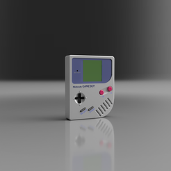 GAMEBOYRender.png OBJ file Gameboy・3D printer design to download