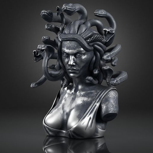 🎨 Medusa a01 3D print model・ STL File for 3D printing・Cults
