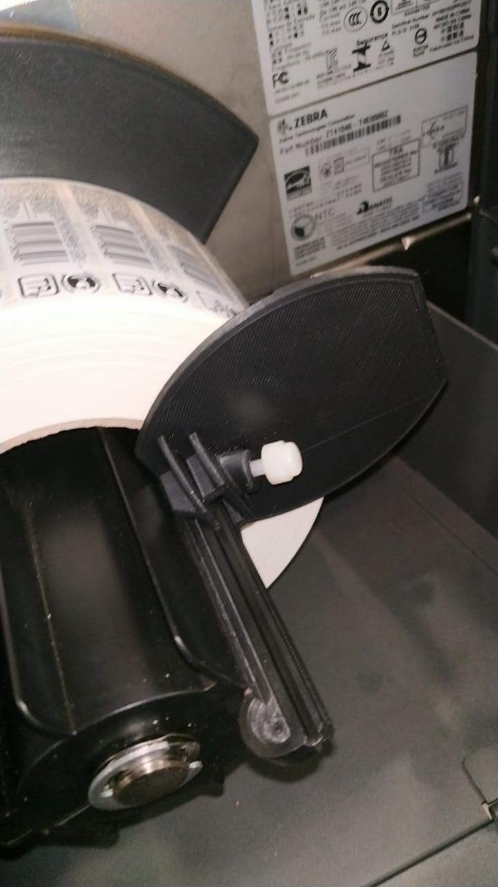 STL file Zebra zt410 label printer stacker・3D printer design to