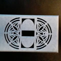 20190307_085807.jpg Download free STL file Stained Glass Like Switch Plate • 3D printer template, zatamite