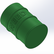 3.png Weed barrel with lid
