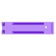 back_cover.stl Mini NeoPixel VU Metre