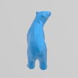 Polar2.jpg Frosty Friend - 3D Printable Low-Poly Polar Bear STL File