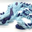 Gem-13.jpg Gemstone Dragon, Softer Crystal Dragon, Cinderwing3D, Articulating Flexible Dragon, Print-in-place, NO supports!