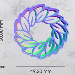 Screenshot_2023-10-21-10-38-56-75_40deb401b9ffe8e1df2f1cc5ba480b12.jpg DÉCOUPEUR DE PÂTE POLYMÈRE COURONNE DE NOËL 2