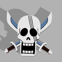 akagami_color.png Jolly Roger Akagami One Piece