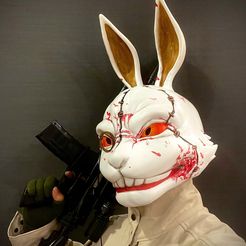 White Rabbit Mask - Devil may Cry - Halloween Cosplay