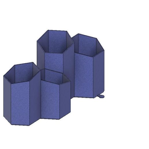Download STL file Hex Desk Snake • Template to 3D print ・ Cults