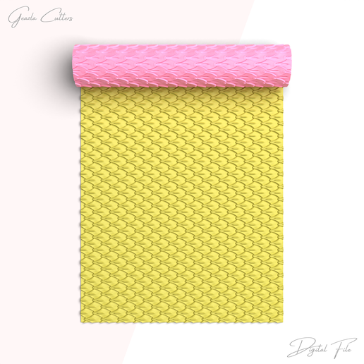 dsgsdgsdg.png Dragon Scales Texture Roller For Polymer Clay, Skin Clay Texture Rolling Pin, Polymer Clay Tool, Printable, Digital STL File, No: 1413