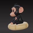 Captura2.jpg 10cm scalable,monkey,monkey,baby animal chimpanzee,funko. collection,decoration figure