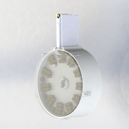 ar15 drum mag 3D model