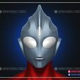Ultraman_Tiga_Helmet_3dprint_STL_File_02.jpg Ultraman Tiga Helmet - Cosplay Costume Halloween Mask