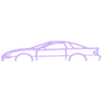 Chevrolet Camaro SS 2002.stl Camaro Multipack Silhouette Wall Art