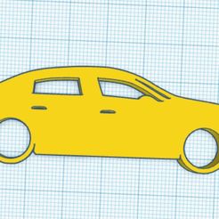 Web-capture_20-5-2023_193939_www.tinkercad.com.jpeg STL-Datei Peugeot 508 Silhouette Schlüsselanhänger・Design zum Herunterladen und 3D-Drucken