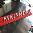 MAIANDRA1.jpg MAIANDRA font uppercase and lowercase 3D letters STL file