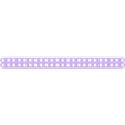 uBeamX-beam-25x2x1.stl Générateur ultime de LegoBeam/BitBeam