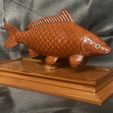 IMG_7596.jpg fish sculpture of a carp with storage space for 3d printing