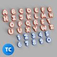 FONT_BURGUER_2023-Sep-18_02-30-05AM-000_CustomizedView40713272221.jpg BURGUER - FONT NAMELED TC (TINKERCAD COMPATIBLE) - CREATE ALL WORDS IN LED LAMP