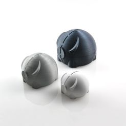 Cutting_Piggy_Bank_Spaziofranco_3d_2.jpg STL file Cutting Piggy Bank Collection・3D printing design to download