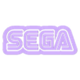 blue letters.stl SEGA logo light