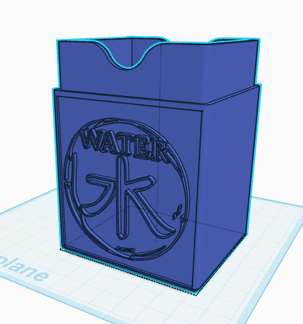 Water deck box YUGIOH!Free STL File for 3D printingCults
