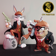 TAZMANIA_06.png Taz the Tasmanian Devil – Peaky Blinders Urban Vibes |  No AMS / Multi-Part / 3MF