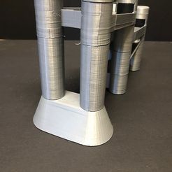 Double_cone_in_place.jpeg Бесплатный STL файл Marble Run Compatible 50 mm Double Base・Дизайн для загрузки и 3D-печати