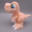 Rexy-The-Tyrannosaurus-3.jpg Rexy The Tyrannosaurus (Easy print and Poseable)